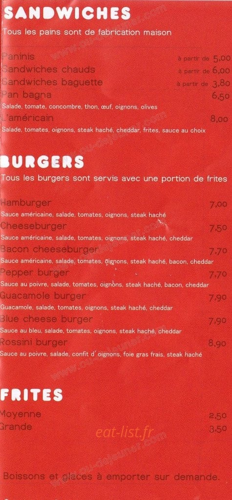 L'ilot pizza — carte page 4