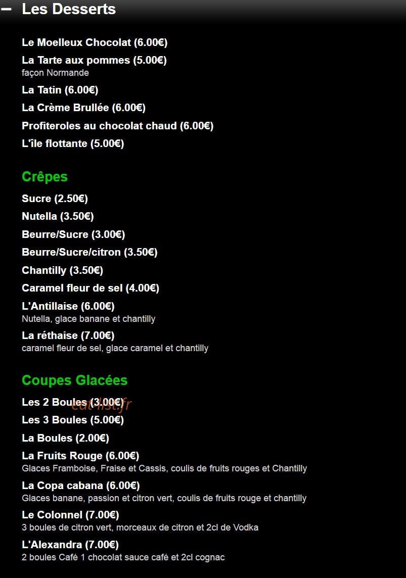 L'oasis — carte page 4
