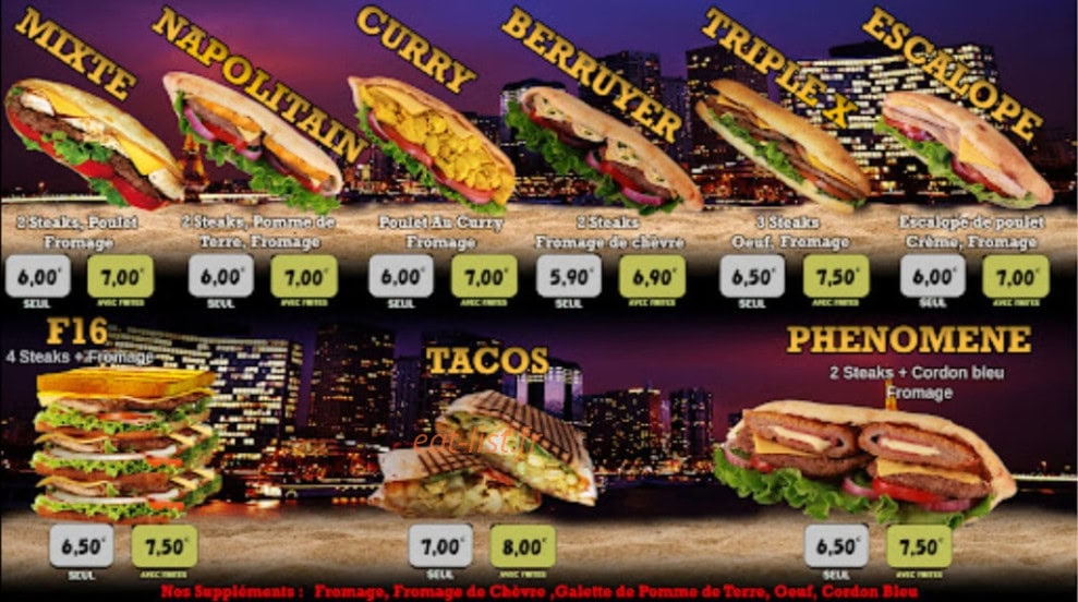 Aéro Chicken — carte page 1