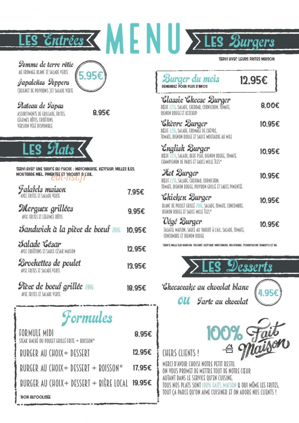 Beer BQ — carte page 1