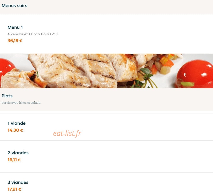 Berry food — carte page 4