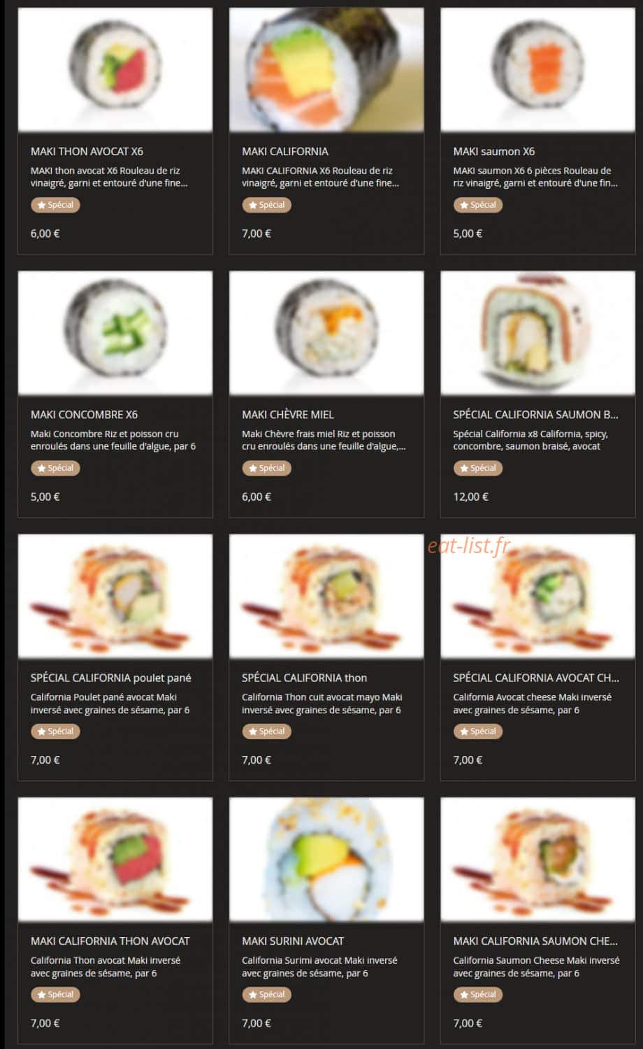 Bistro Izakaya — carte page 2