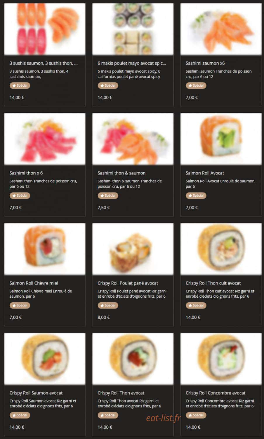 Bistro Izakaya — carte page 3