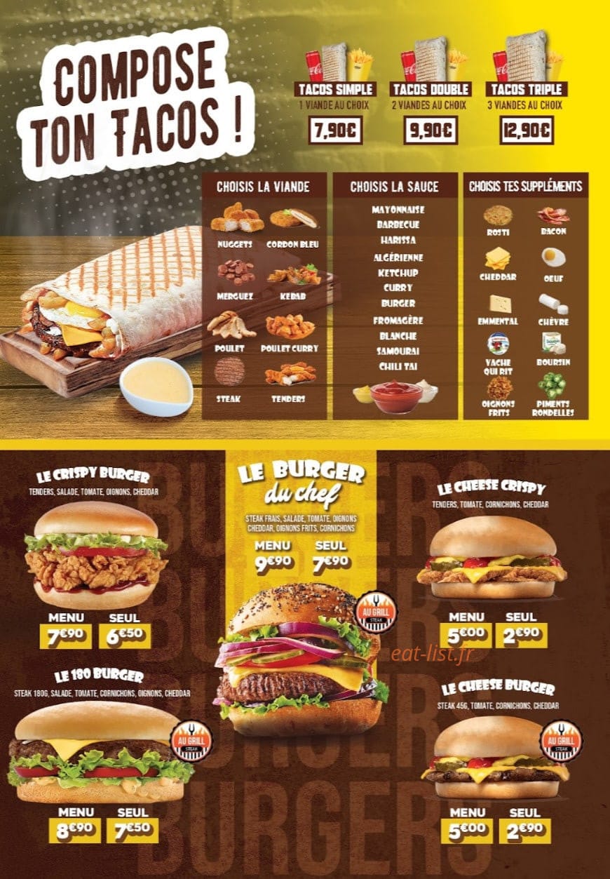 Chicken avenue — carte page 2