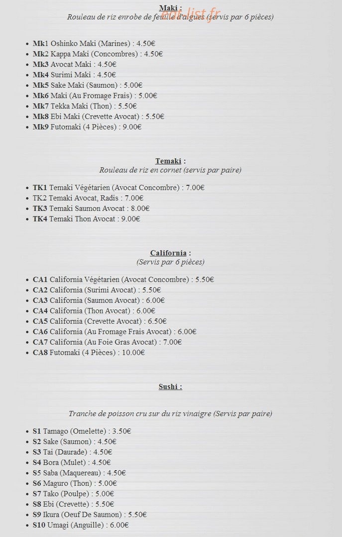 Cosy delice — carte page 4