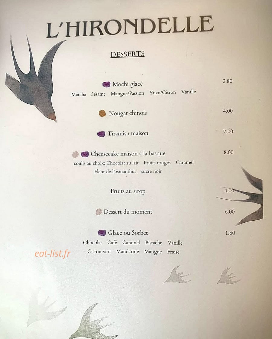 L'hirondelle — carte page 4