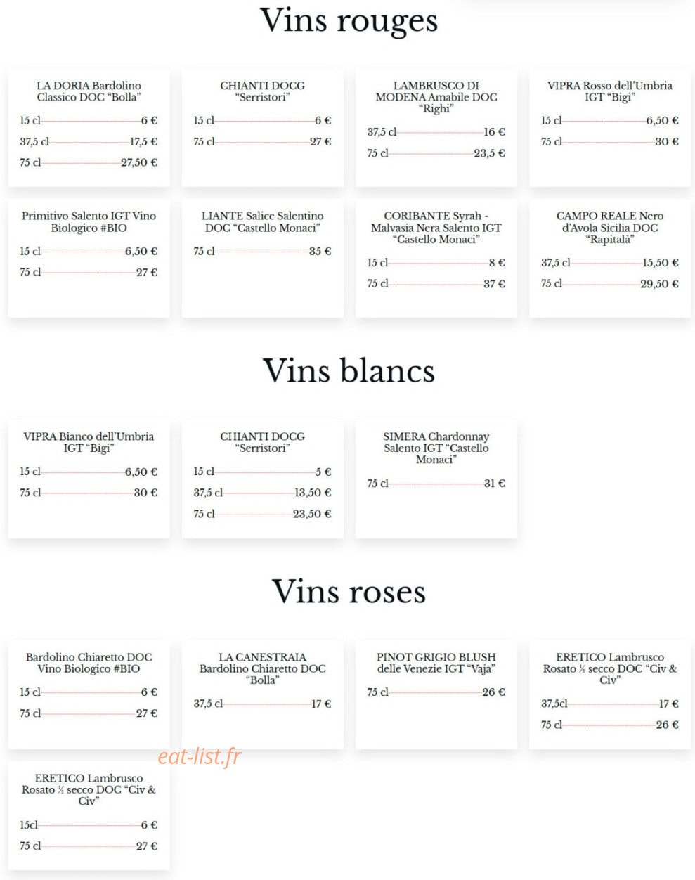 La Felicità — carte page 3