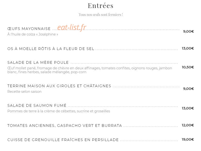 La Mère Poule — carte page 2