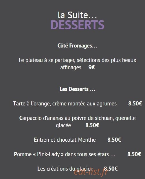 La Suite — carte page 3