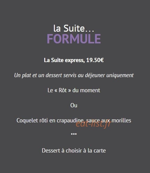 La Suite — carte page 4