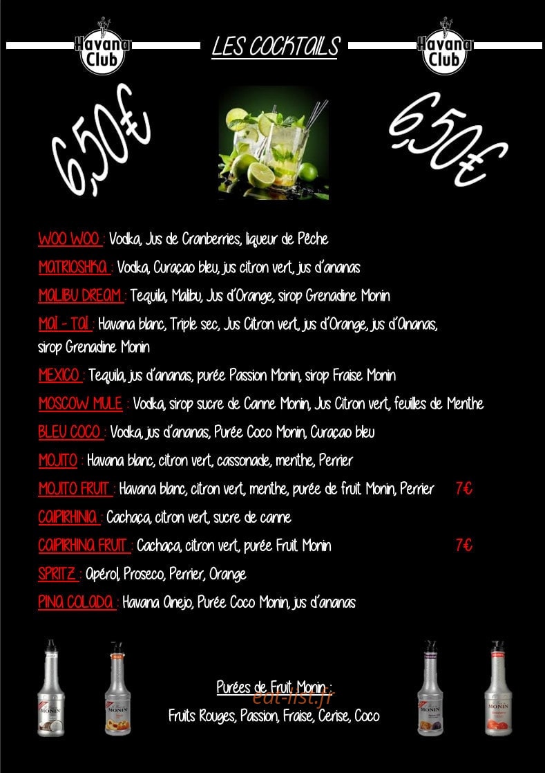 Le Carpe Diem — carte page 11