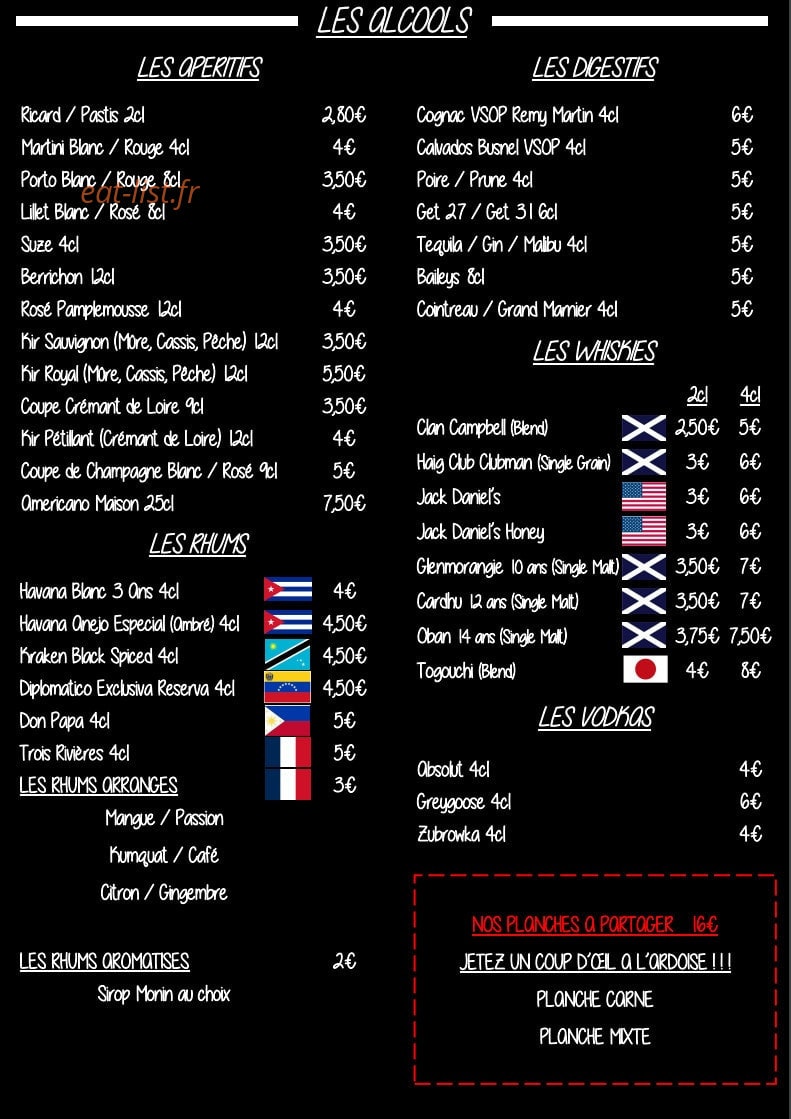 Le Carpe Diem — carte page 10