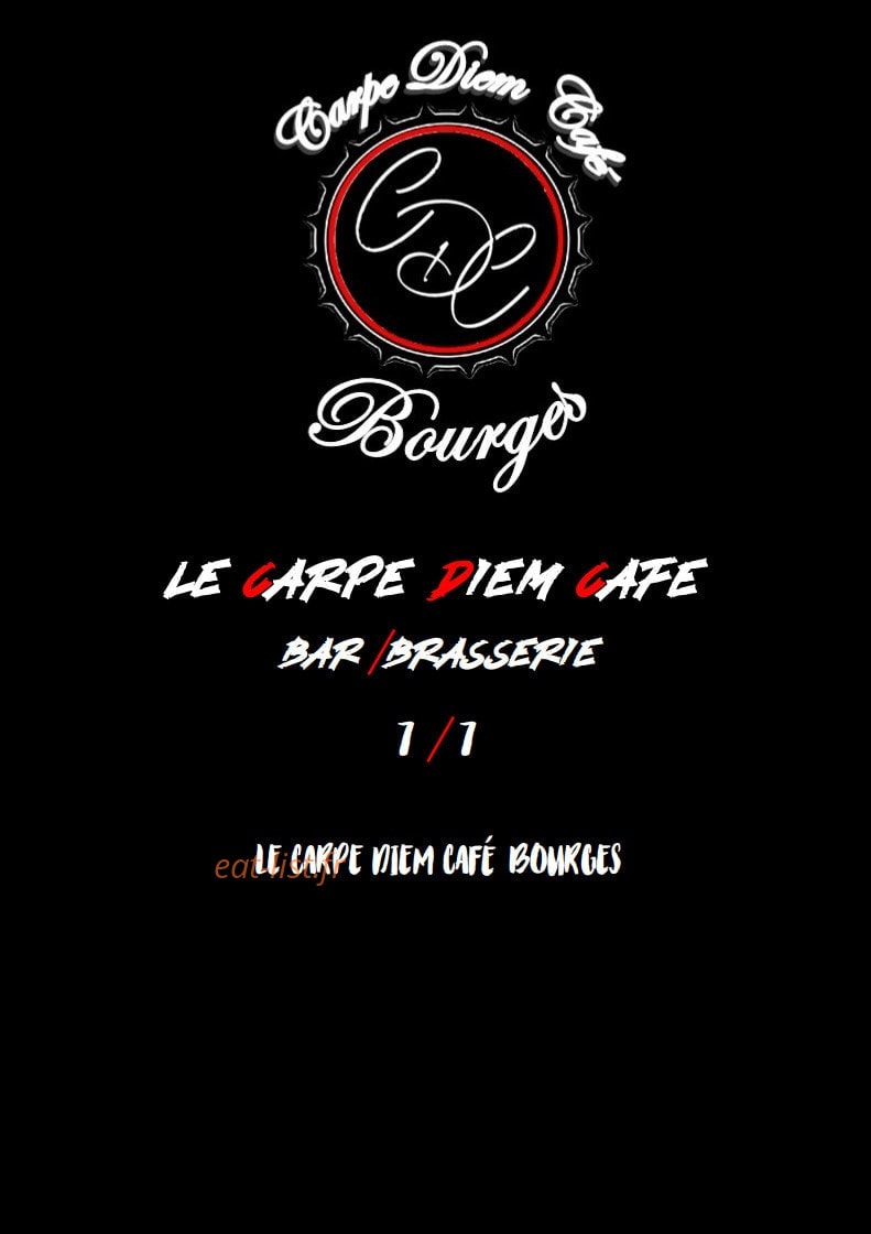 Le Carpe Diem — carte page 1