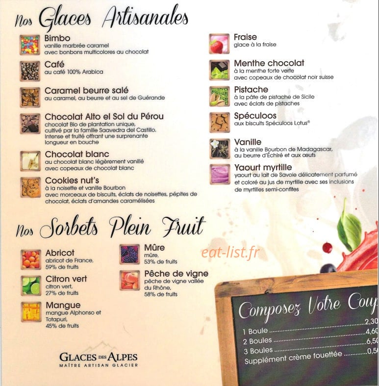 Le Carpe Diem — carte page 13