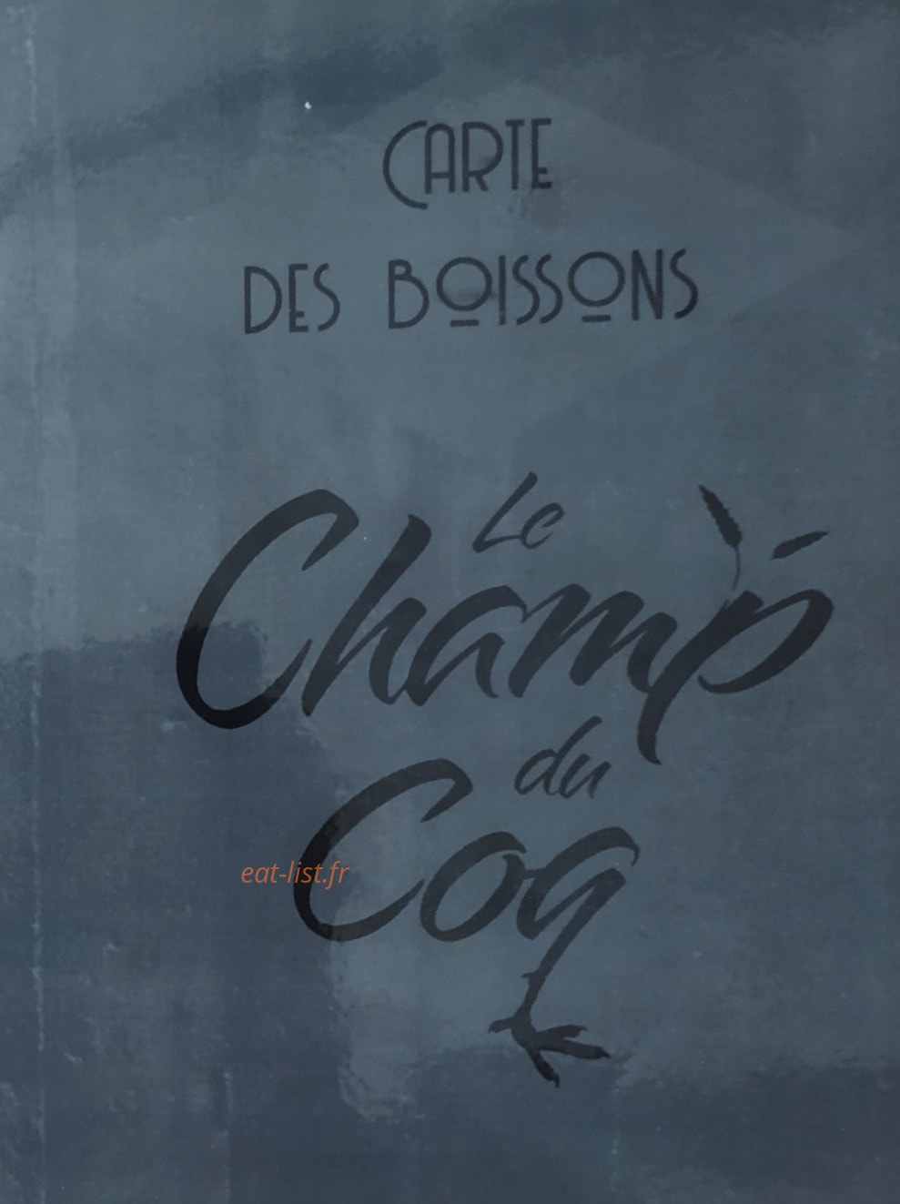 Le champ du coq — carte page 3