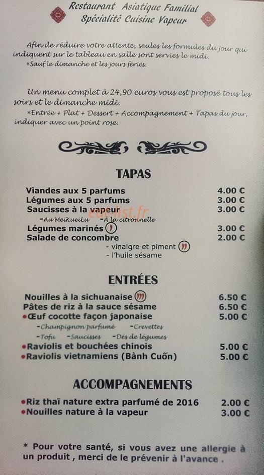 Le very vappy — carte page 1