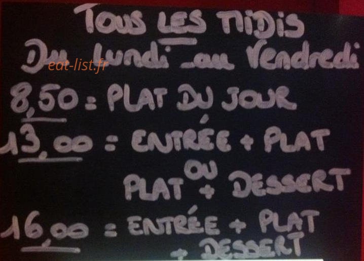 Le wake up — carte page 1