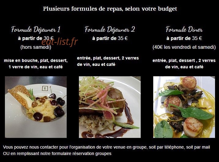Les Petits Plats du Bourbon — carte page 2