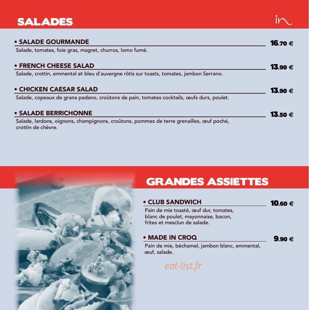 Made In Café — carte page 3