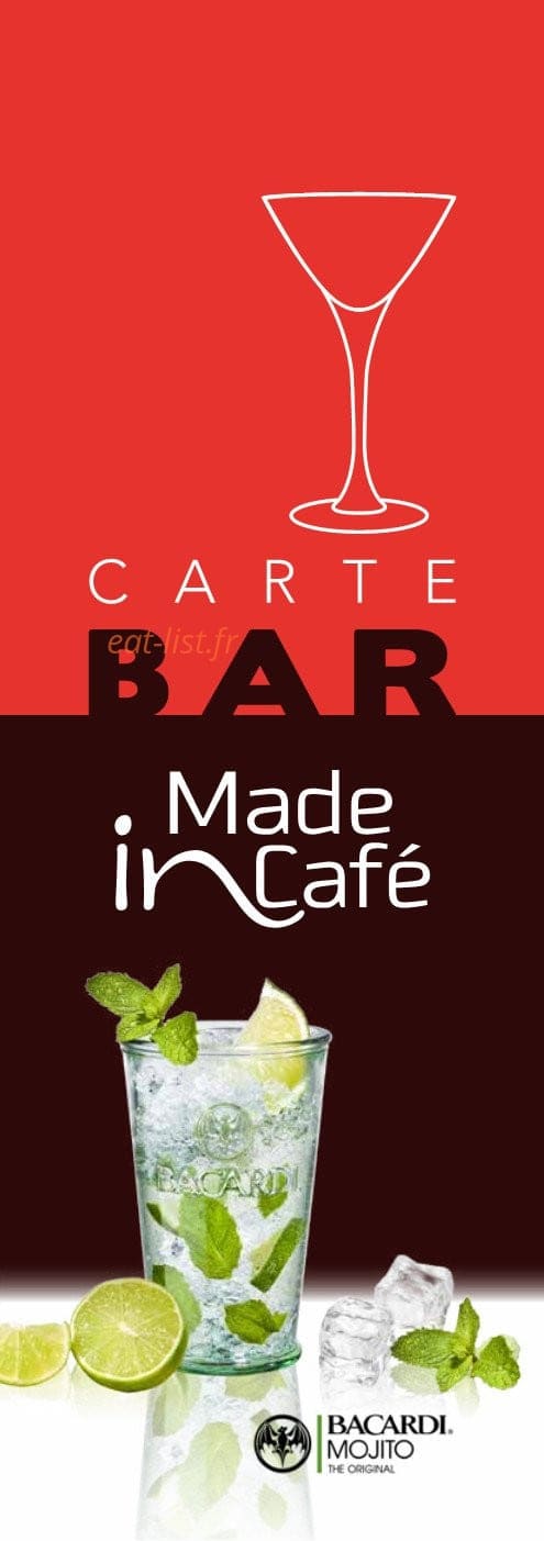 Made In Café — carte page 13