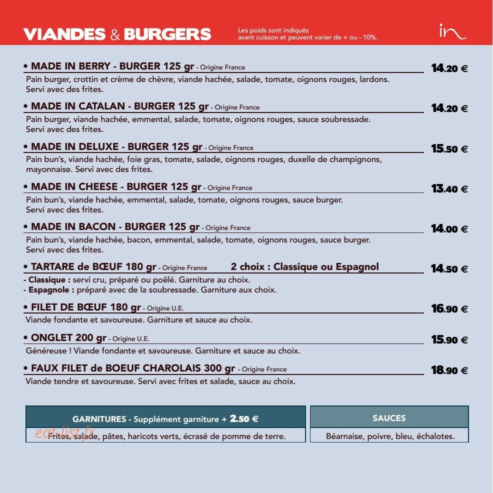 Made In Café — carte page 5