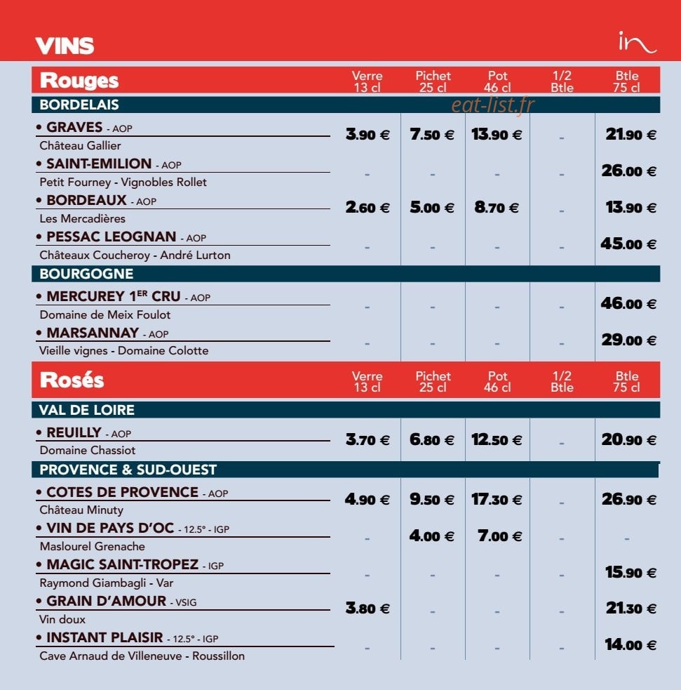 Made In Café — carte page 10