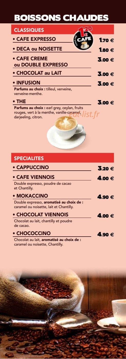 Made In Café — carte page 23