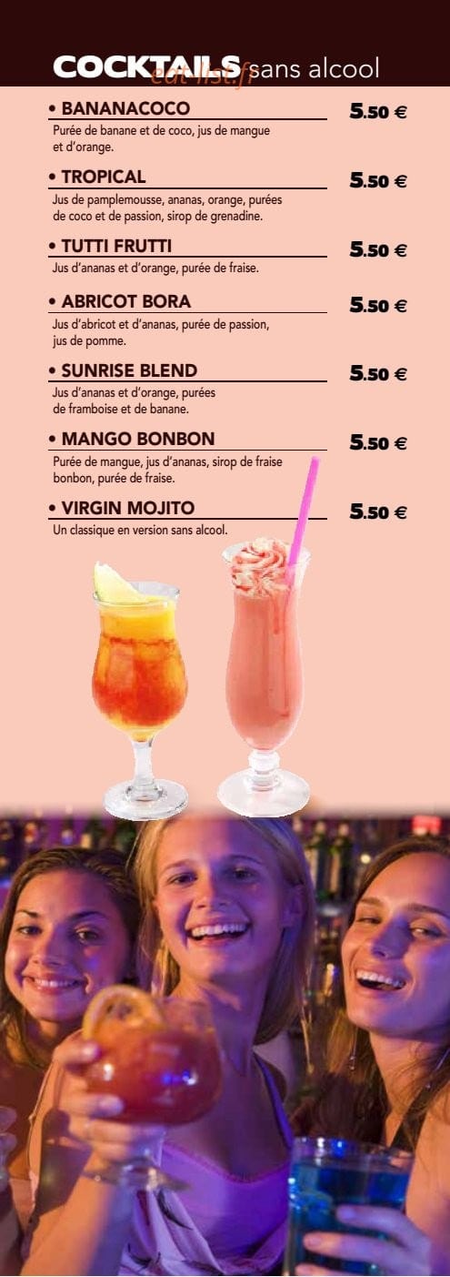 Made In Café — carte page 18