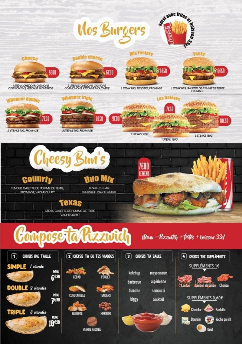 My Pizza — carte page 2