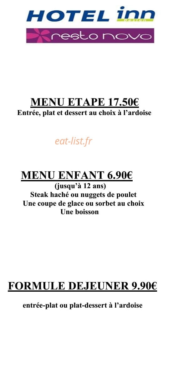 Novo — carte page 3