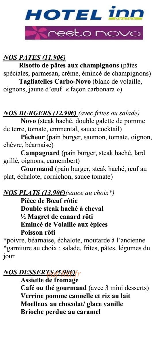 Novo — carte page 2