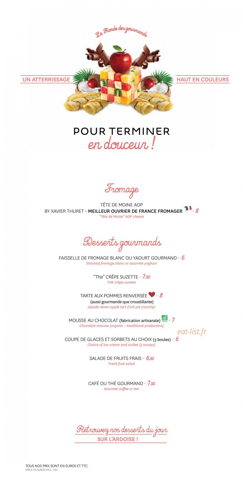 Novotel — carte page 6