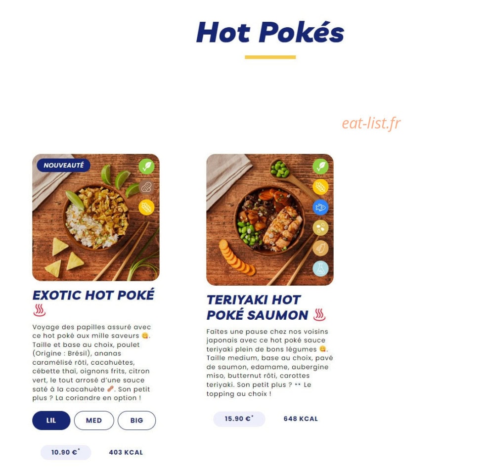 Pokawa — carte page 11