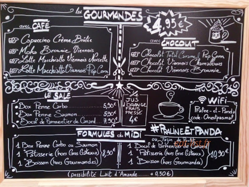 Praline et Panda — carte page 1