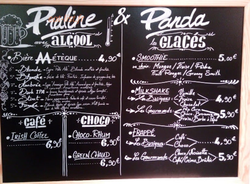 Praline et Panda — carte page 3