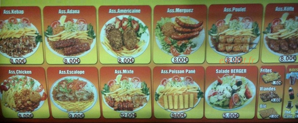 Restaurant Adana — carte page 2