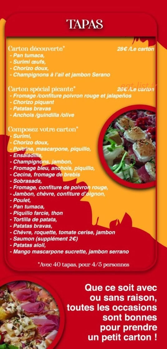 SA-tapas — carte page 5