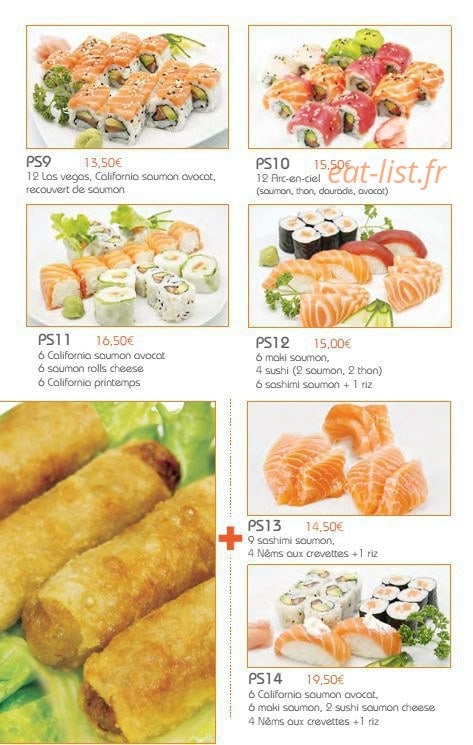 Sushi One — carte page 16