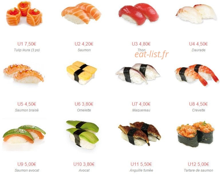 Sushi One — carte page 5