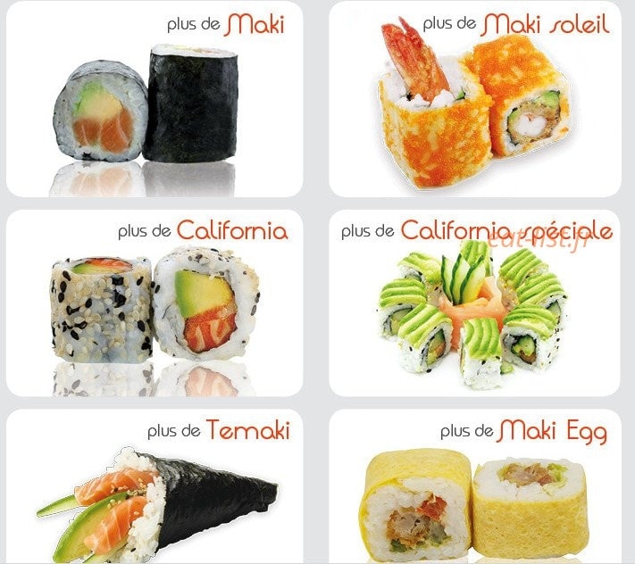 Sushi One — carte page 7