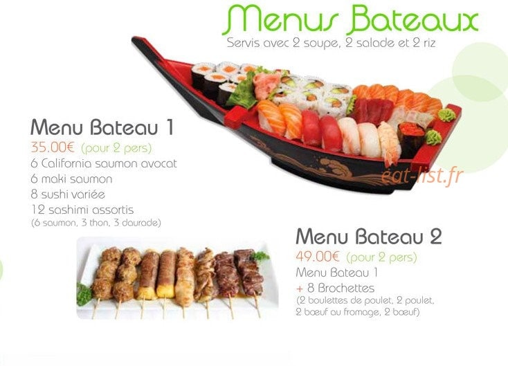 Sushi One — carte page 14
