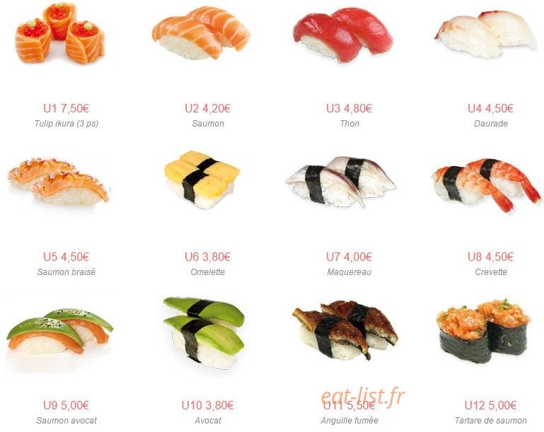 Sushi One — carte page 6