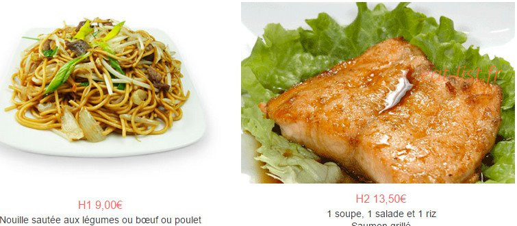 Sushi One — carte page 4