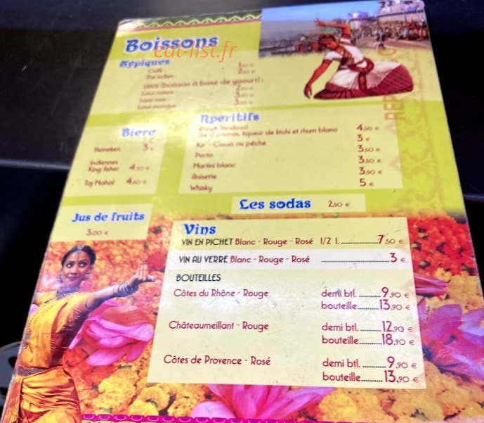 Tandoori Express — carte page 3