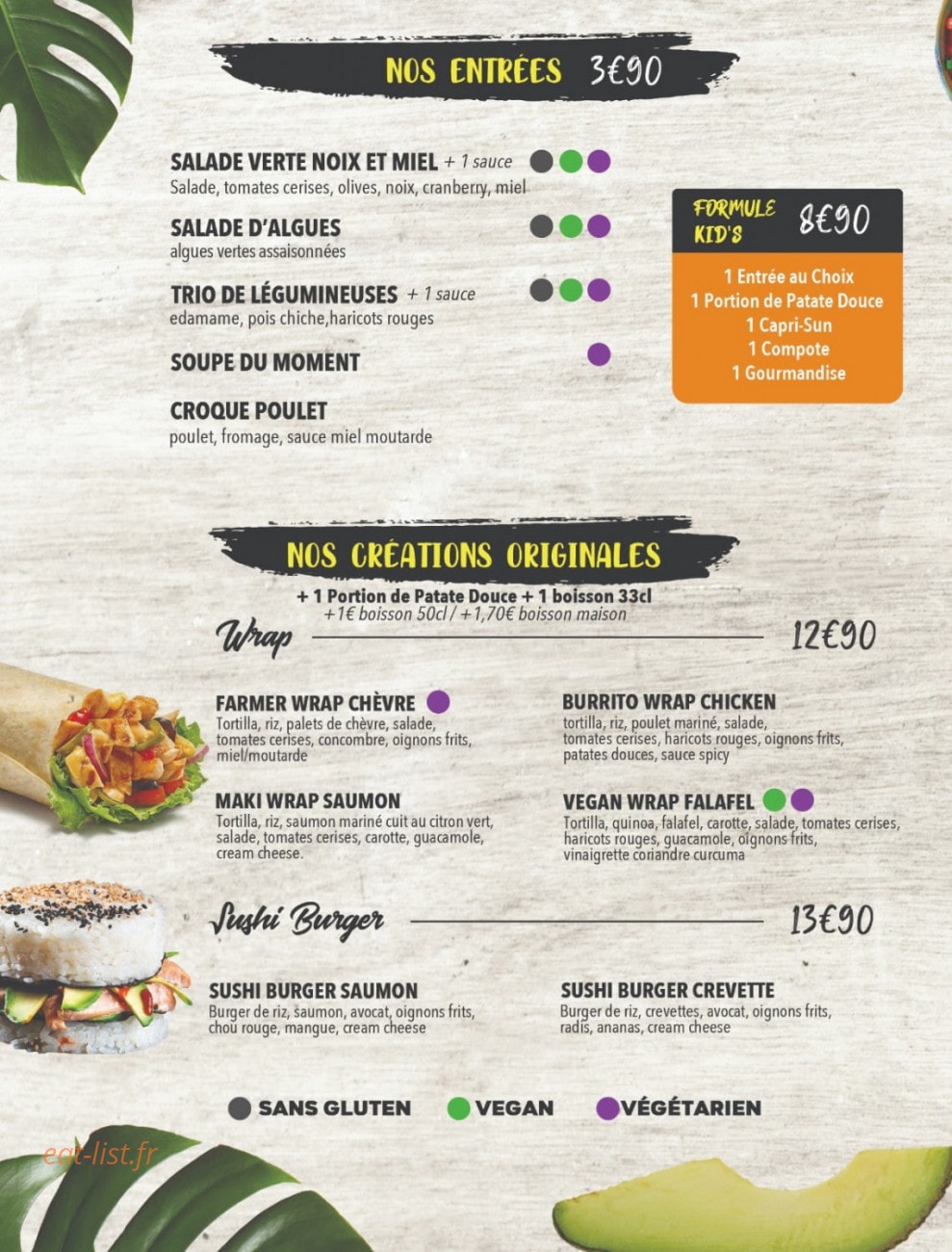 Au Healthy — carte page 2