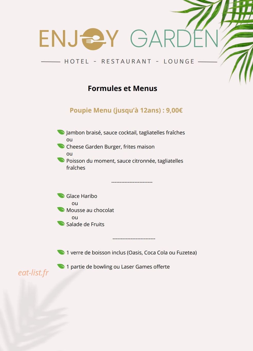 Enjoy Garden — carte page 3