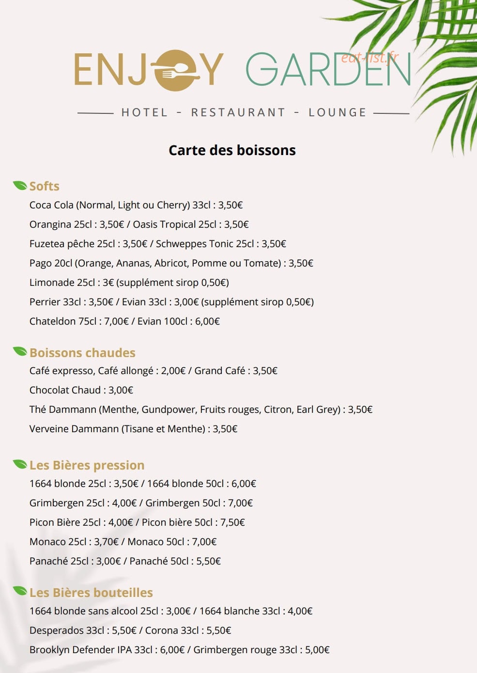 Enjoy Garden — carte page 5