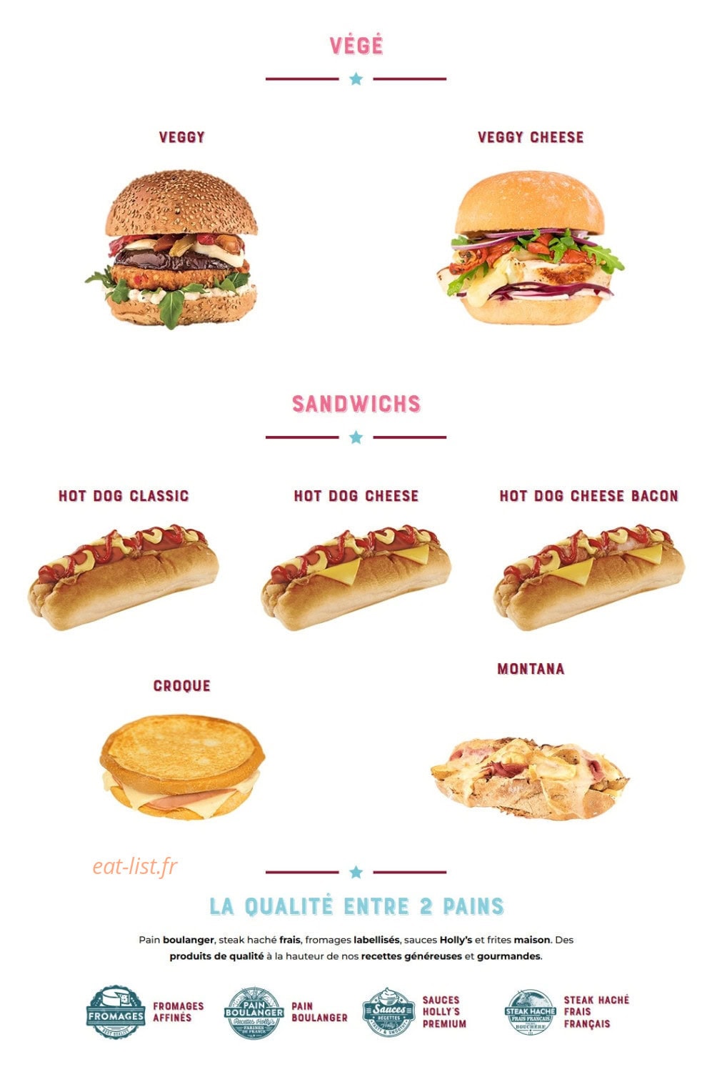 Holly's Diner — carte page 4