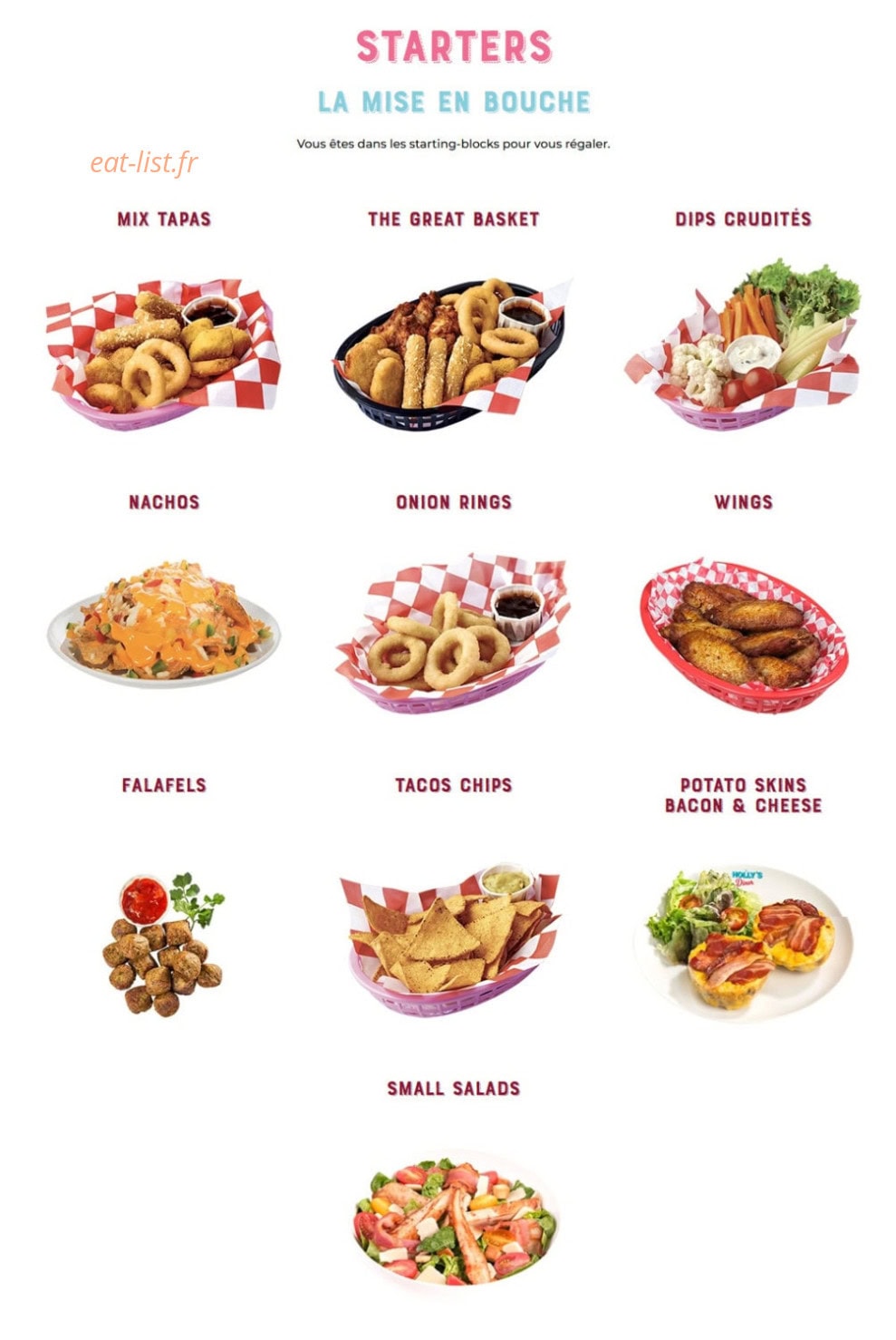 Holly's Diner — carte page 1