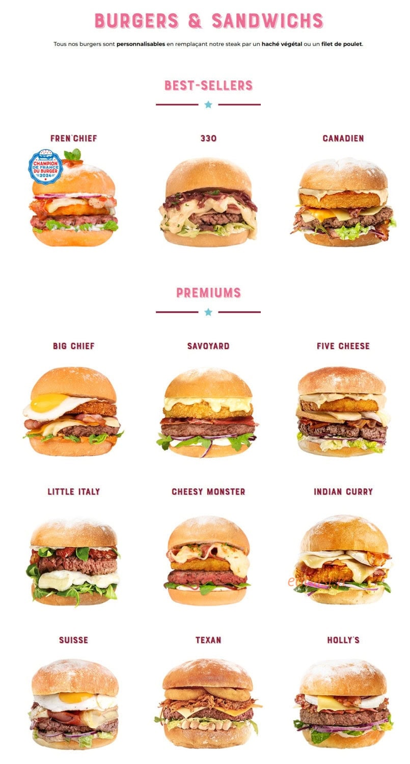 Holly's Diner — carte page 2